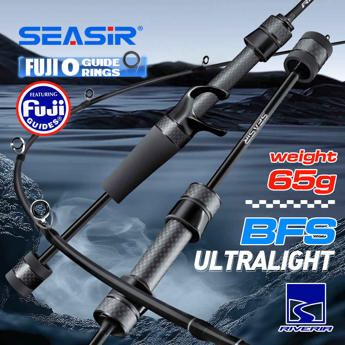 Fishing Rod Surf - Seasir Riveria BFS 초경량 스피닝 베이트캐스팅